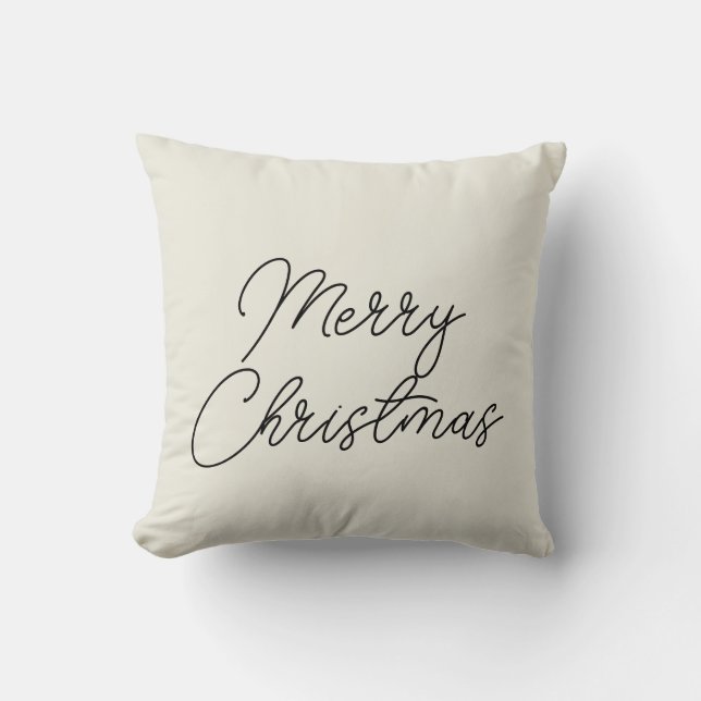 Reversible Seasonal Throw Pillow (Front)