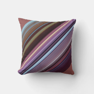 Reversible Stripe Decorative Pillow