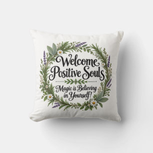 Reversible Summer Witch Sweet & Sassy Cushion