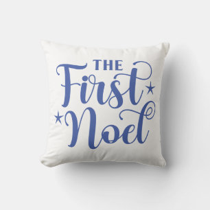 Reversible The First Noel Cushion