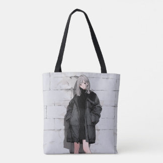 Reversible Totback | Sushi Musume GenerativeAI Tote Bag