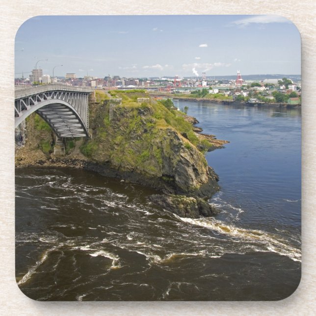 Reversing falls on the St. John River at St. Coaster (Front)