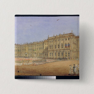 Review at the Winter Palace 15 Cm Square Badge