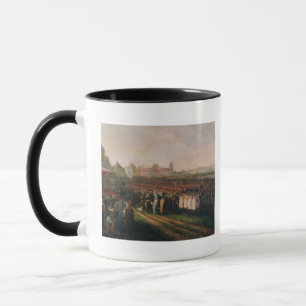 Review of the National Guard and the Fire Mug