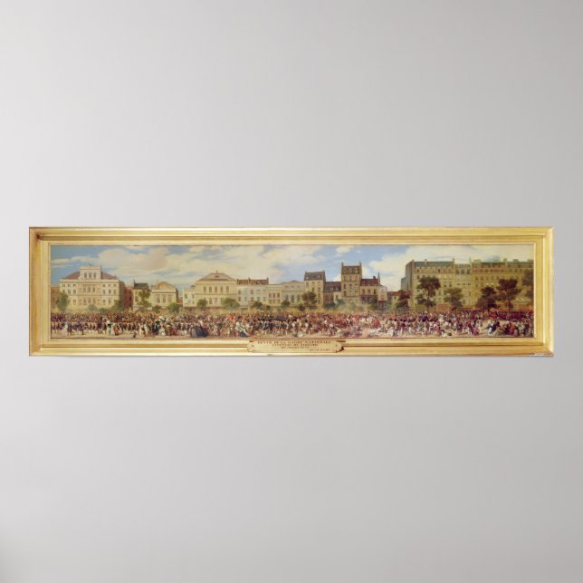 Review of the National Guard, attack of Poster (Front)