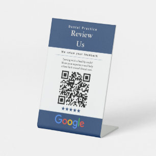 Review Us QR Code Sign Google Review Dentist
