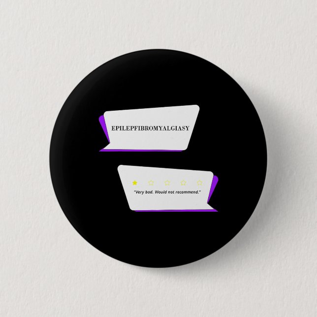 Review Very Bad. Would Not Recommend.  6 Cm Round Badge (Front)
