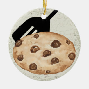 Revised Chocolate Chip Cookie - SRF Ceramic Tree Decoration