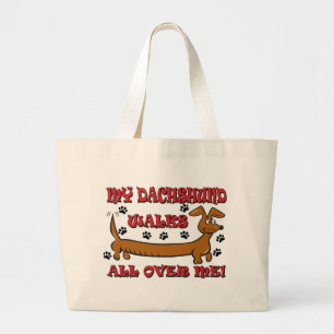 Revised-Walks-Over-#2 Large Tote Bag