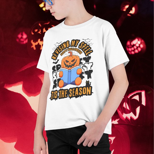 Revising my spell tis the season funny halloween T-Shirt (Creator Uploaded)