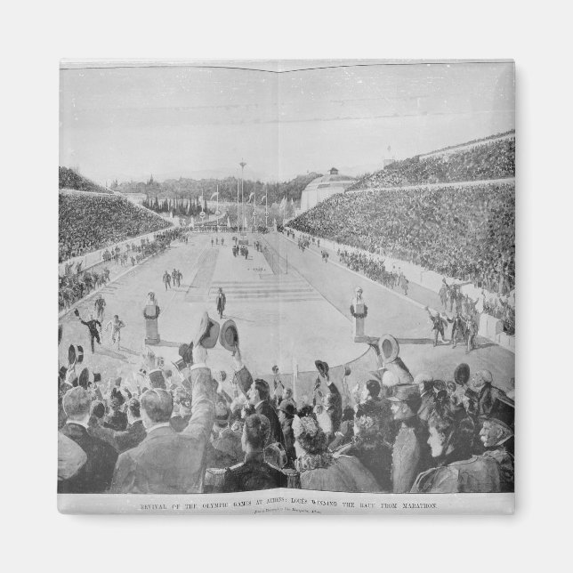 Revival of the Olympic Games in Athens Magnet (Front)