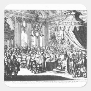 Revocation of the Edict of Nantes Square Sticker