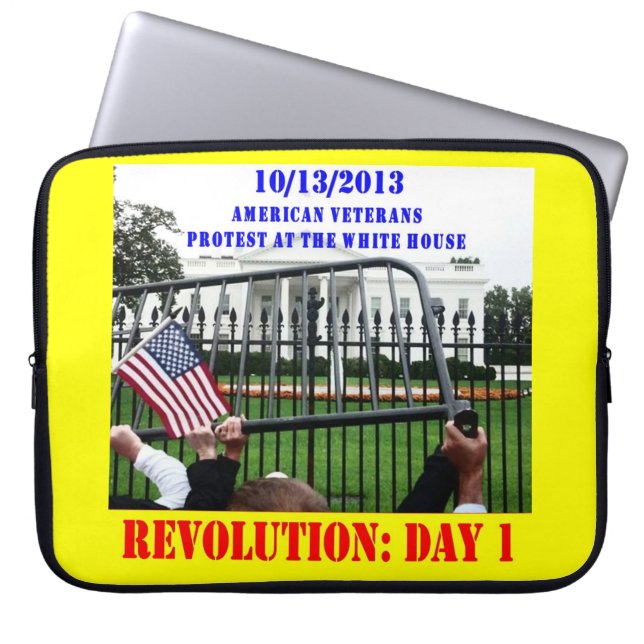 REVOLITION: DAY 1 LAPTOP SLEEVE (Front)
