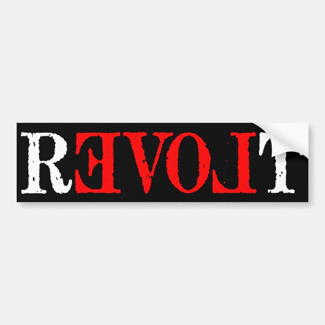 Revolt Bumper Sticker (Front)
