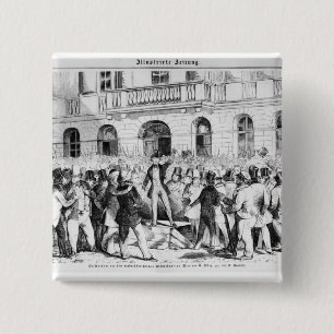 Revolt in Vienna 15 Cm Square Badge
