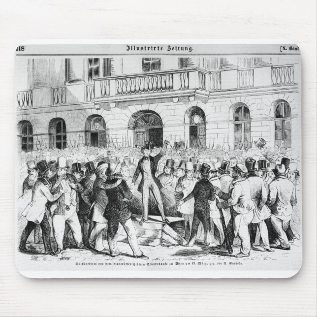 Revolt in Vienna Mouse Pad (Front)