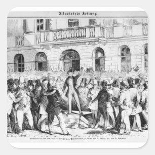 Revolt in Vienna Square Sticker
