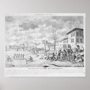 Revolt of the silk workers of Lyon Poster