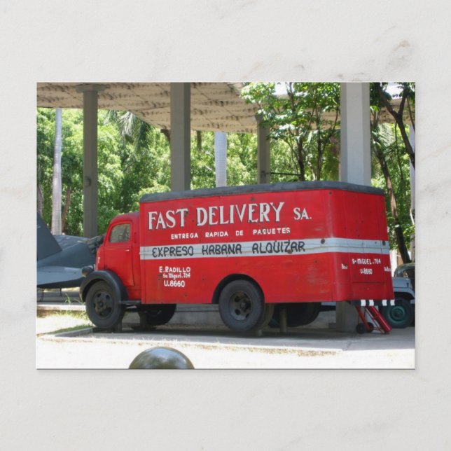 revolución delivery postcard (Front)