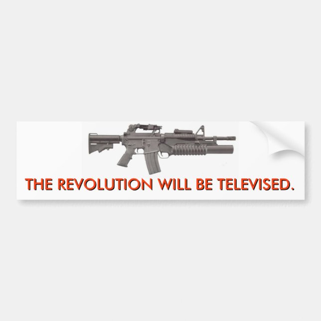 REVOLUTION 1 BUMPER STICKER (Front)
