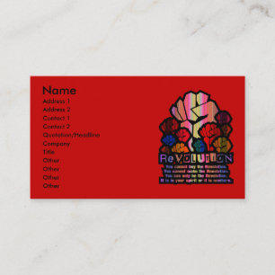 REVOLUTION BUSINESS CARD