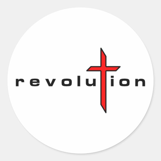 revoluTion - Classic Sticker (Front)
