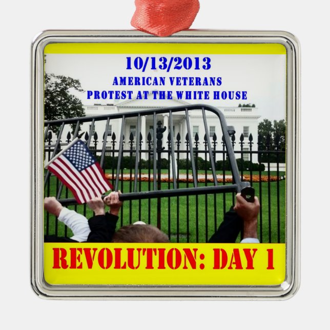 REVOLUTION: DAY 1 METAL TREE DECORATION (Front)