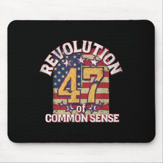 Revolution Of Common Sense Trump 47 President Mouse Pad