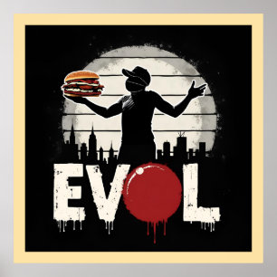 Revolution Sandwich – Bold Street Art Graphic Poster