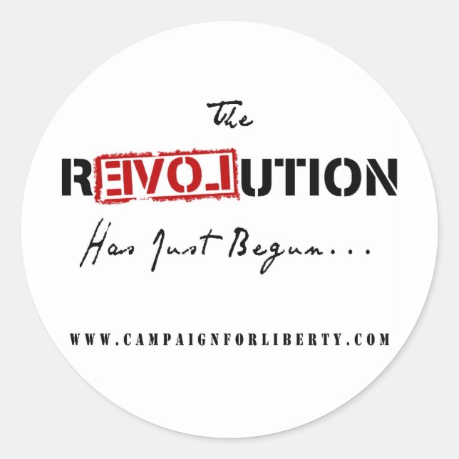 Revolution Sticker (Front)