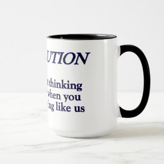 Revolution vs Evolution Mug