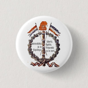revolutionary 3 cm round badge