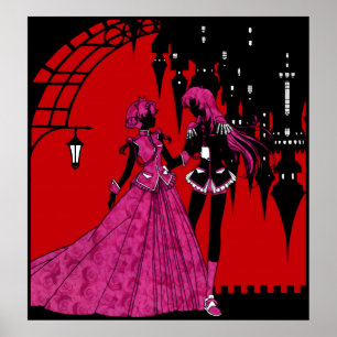 Revolutionary Girl Utena Anthy & Utena Poster