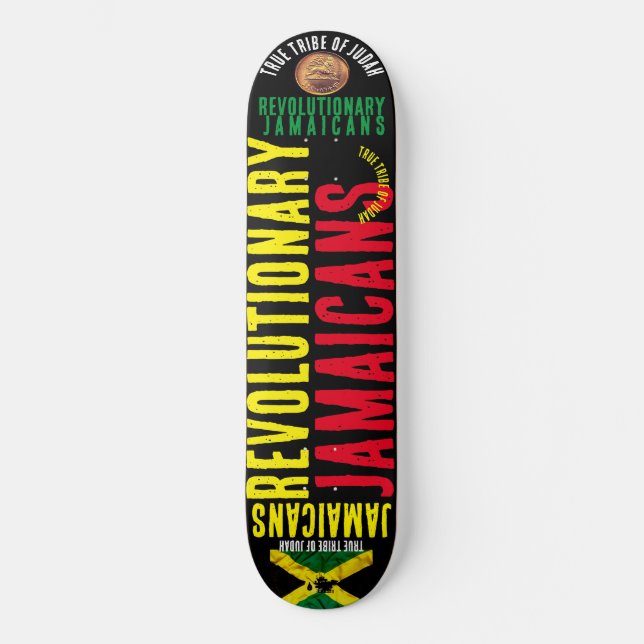 REVOLUTIONARY JAMAICANS 8 1/4" Skateboard Deck (Front)