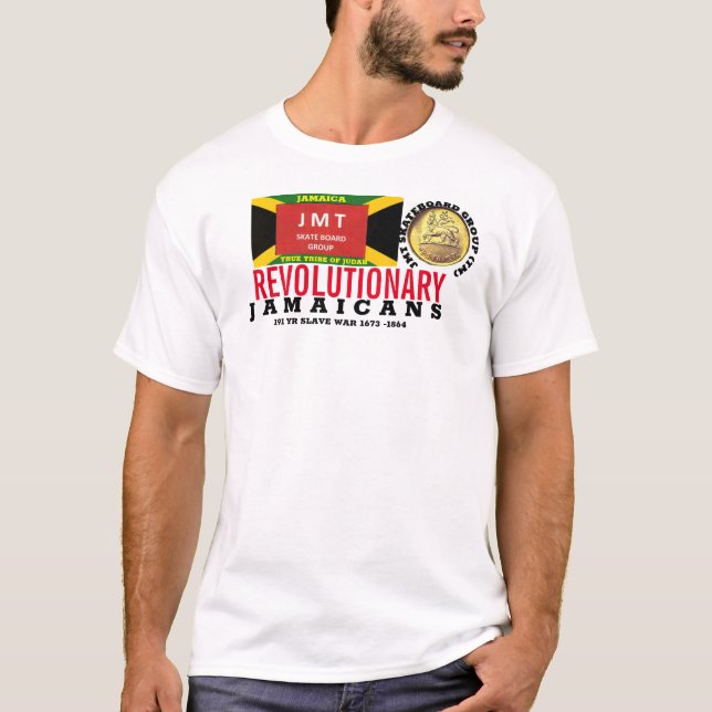 REVOLUTIONARY JAMAICANS Men's Basic T-Shirt (Front)