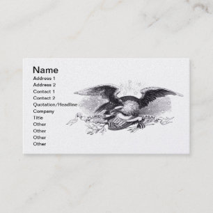 Revolutionary War Eagle Business Card