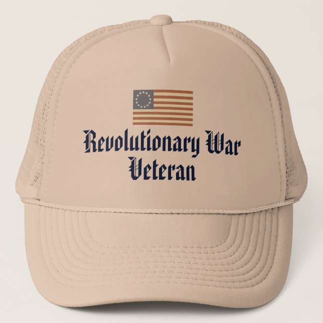 Revolutionary War Veteran Trucker Hat (Front)
