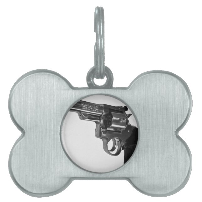 Revolver Pet ID Tag (Front)