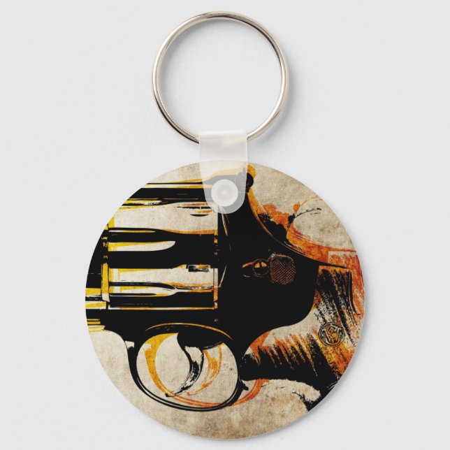 Revolver Trigger Key Ring (Front)