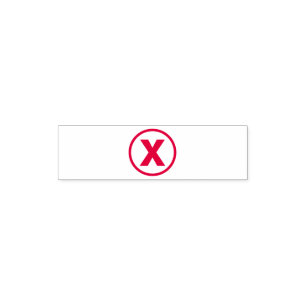 Reward Card - X Marks the Spot - Small Self-inking Stamp