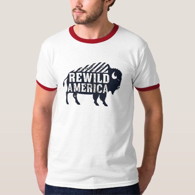 ReWild America bison T-Shirt (Front)