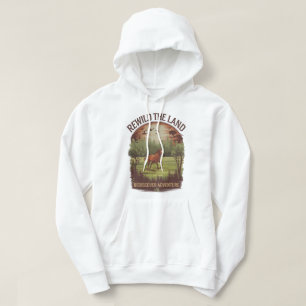 Rewild the Land Rediscover Adventure Design Hoodie