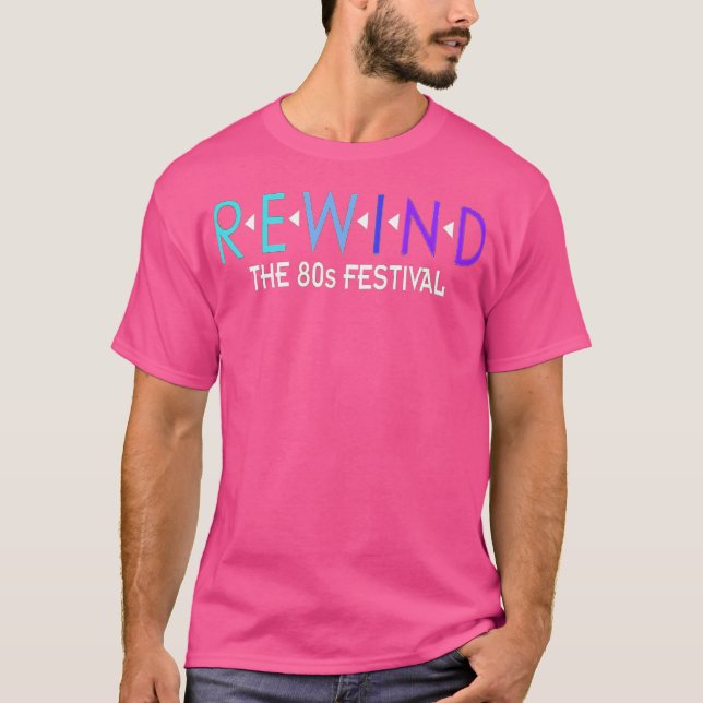Rewind Festival Retro Music Fest South North T-Shirt (Front)