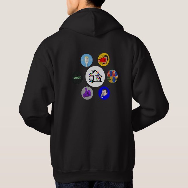 Rewind LagHut and Co. Logos Hoodie (Back)