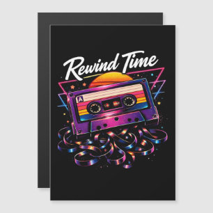 Rewind Time Vintage Cassette Invitation