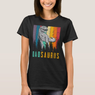 Rex Dinosaur Dad Saurus Family Matching Fathers Da T-Shirt