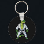 Rex Dinosaur Martial Arts Martial Artist Jiu-jitsu Key Ring<br><div class="desc">Rex Dinosaur Martial Arts Martial Artist Jiu-jitsu</div>