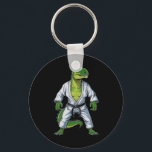 Rex Dinosaur Martial Arts Martial Artist Jiu-jitsu Key Ring<br><div class="desc">Rex Dinosaur Martial Arts Martial Artist Jiu-jitsu</div>