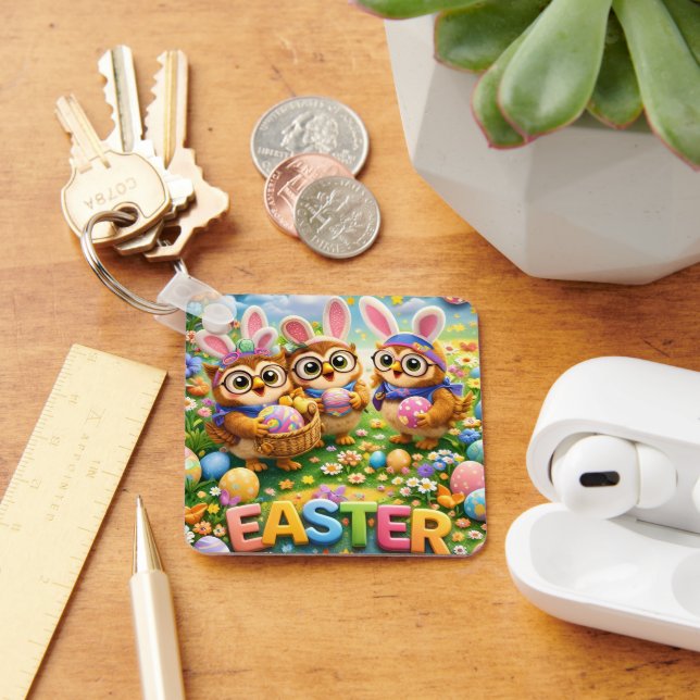 rex hoot keyring easter style (Desk)
