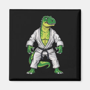 Rex Martial Arts Dinosaur Jiu-jitsu Bjj Karate Magnet